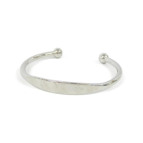 LOUIS VUITTON Silver Monogram Bracelet - Picture 1 of 2